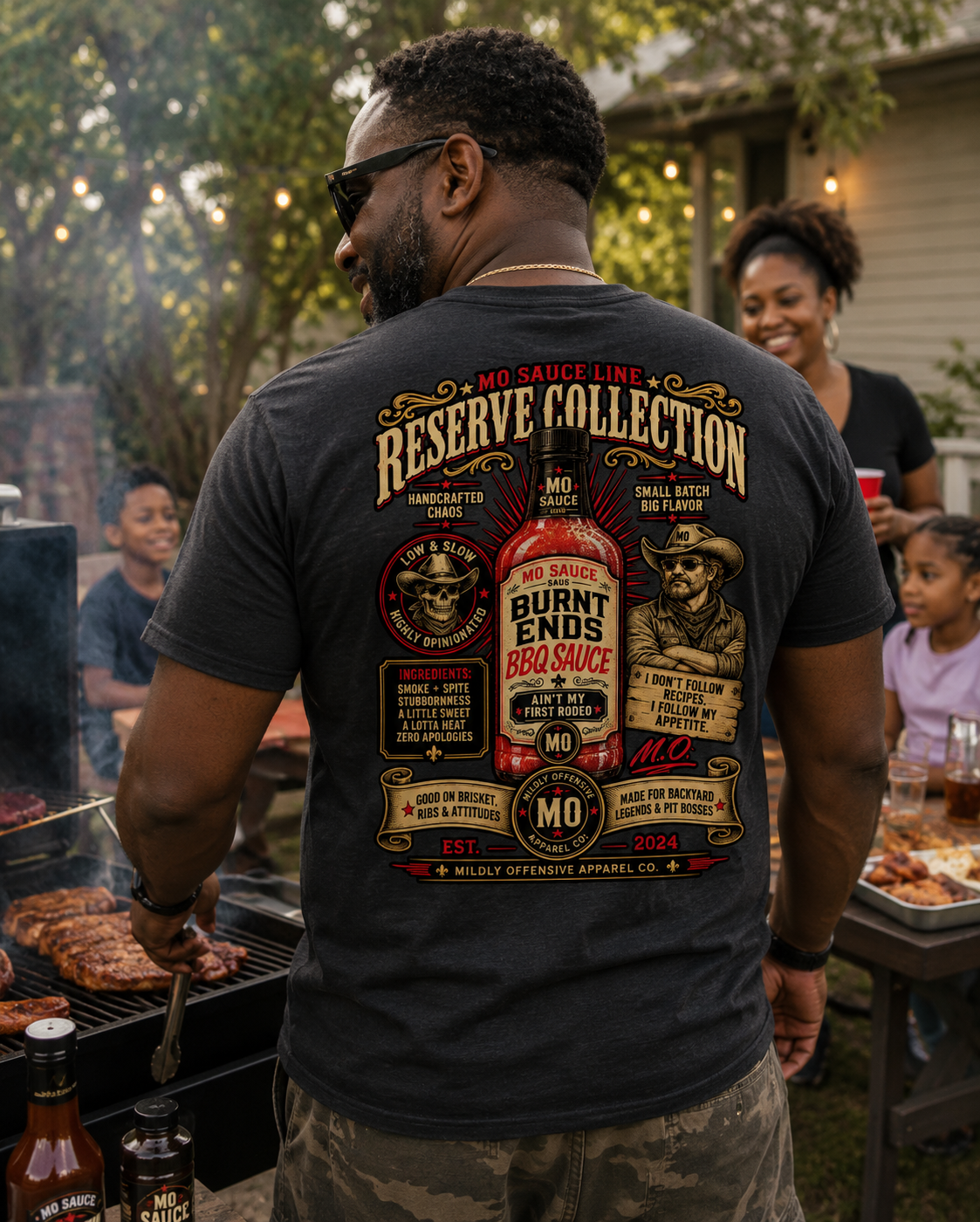 MO Sauce Reserve — Burnt Ends BBQ Tee
