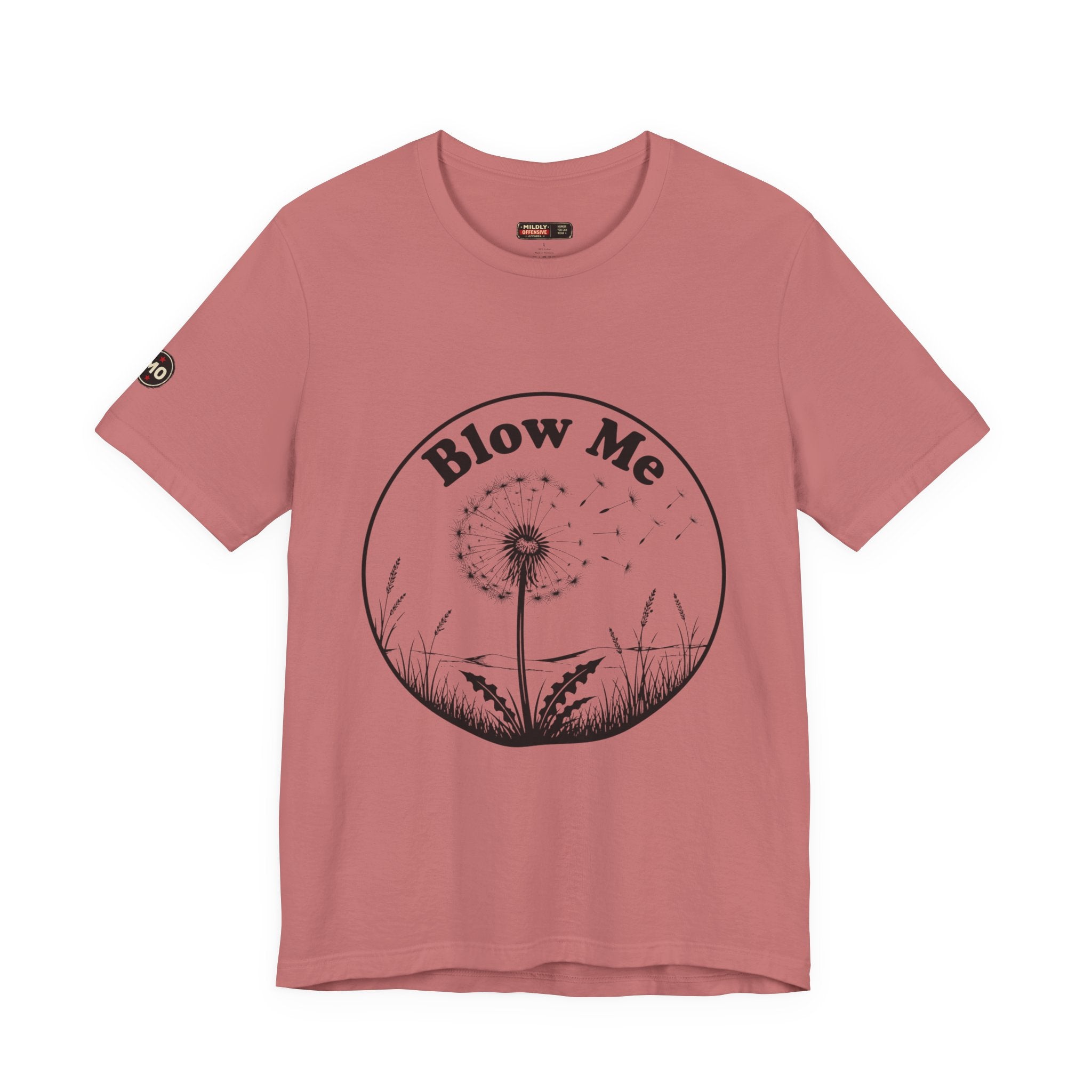 Dandelion "Blow Me" Tee — Funny Nature Graphic T-Shirt