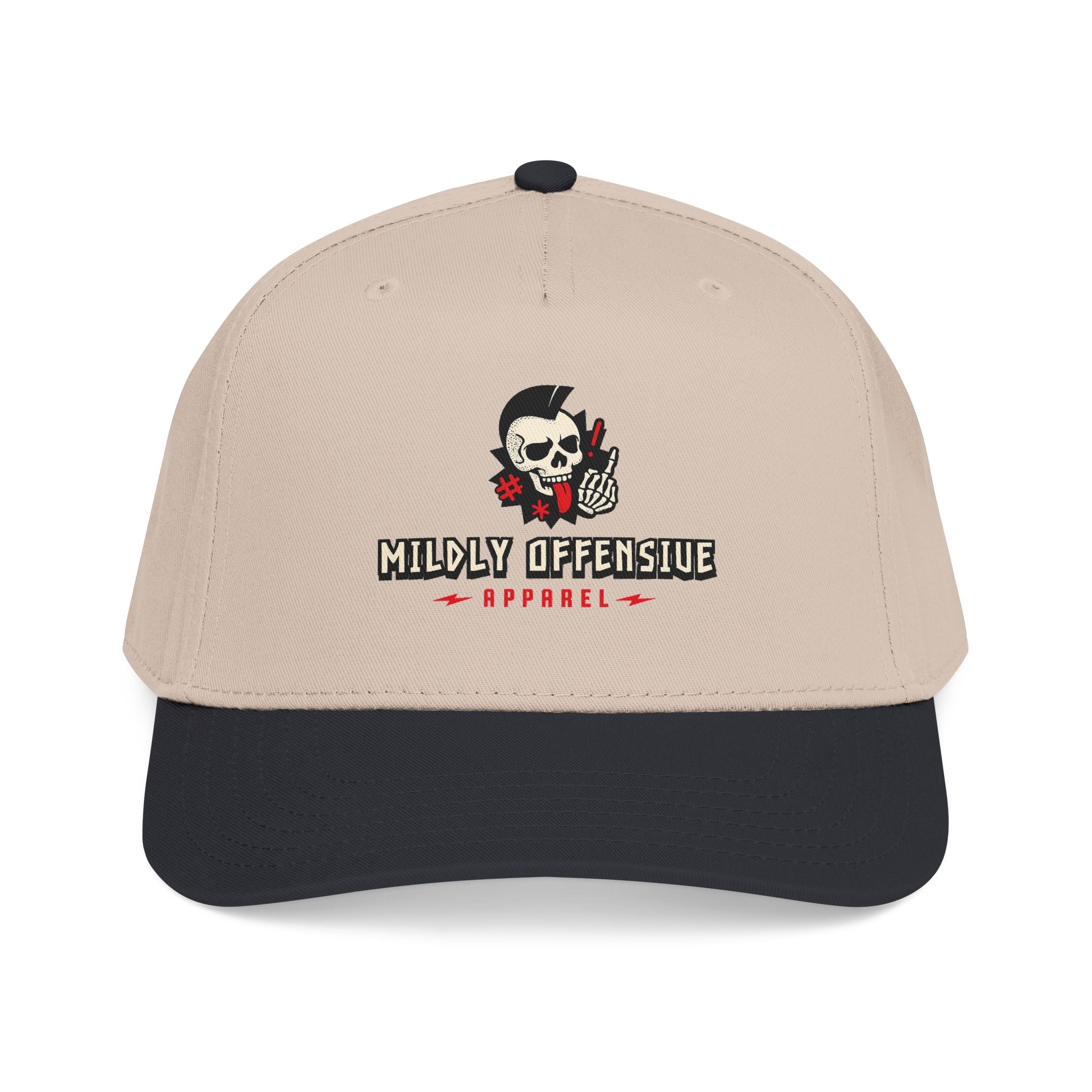 "Mildly Offensive Apparel" Skull Logo Hat