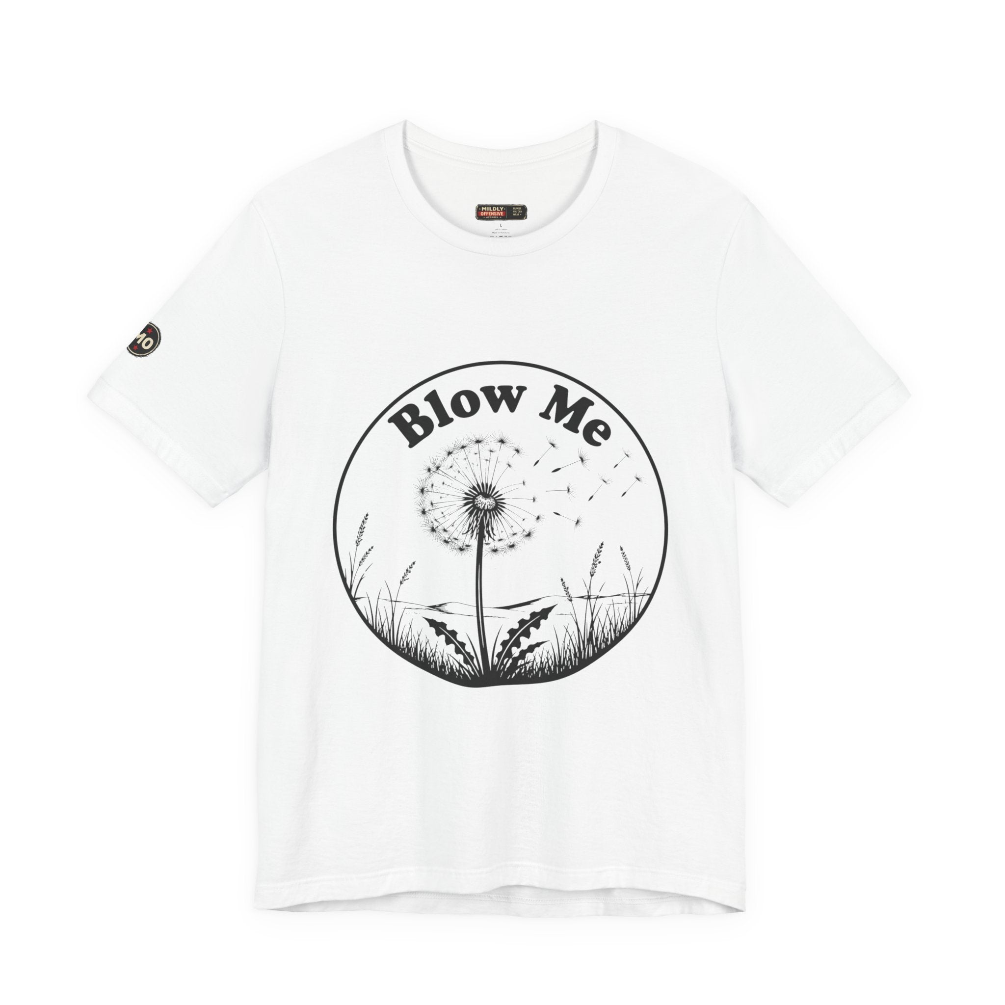 Dandelion "Blow Me" Tee — Funny Nature Graphic T-Shirt