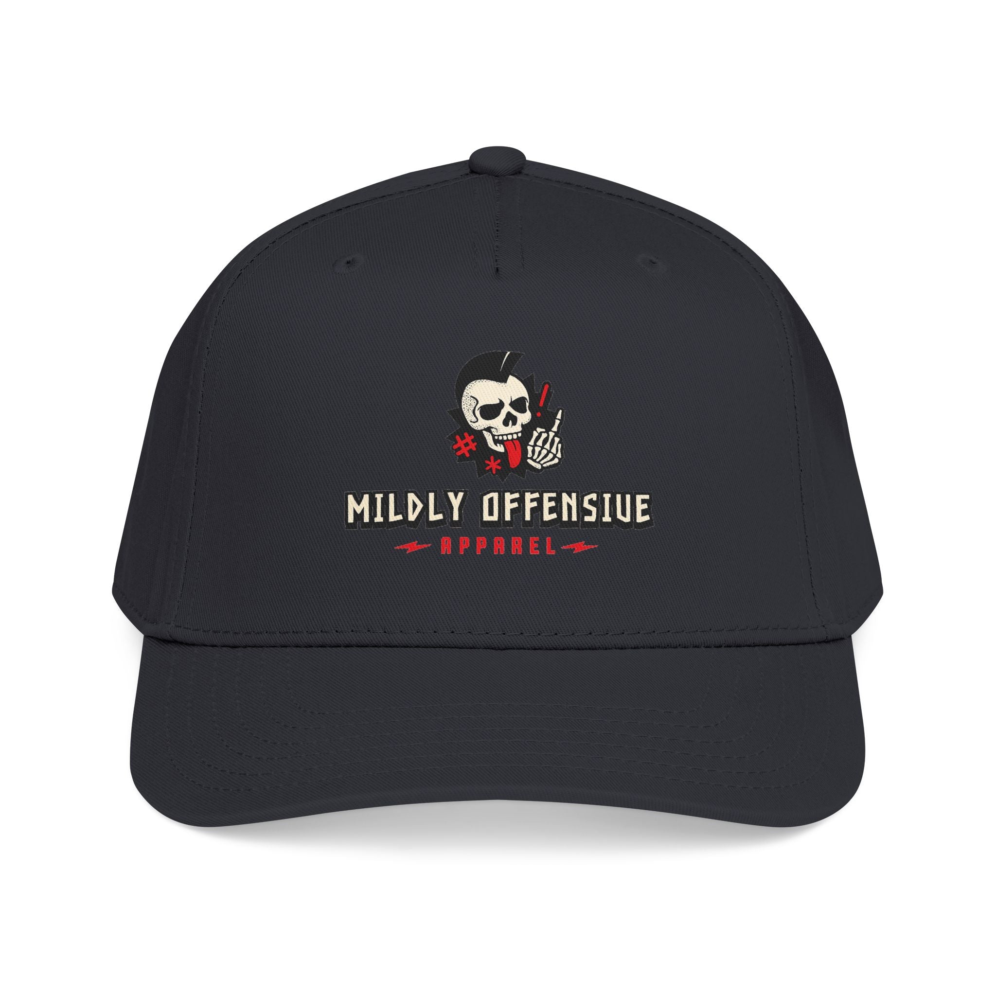 "Mildly Offensive Apparel" Skull Logo Hat