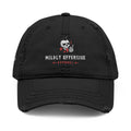Distressed Embroidered Basic — Mildly Offensive Skull Hat