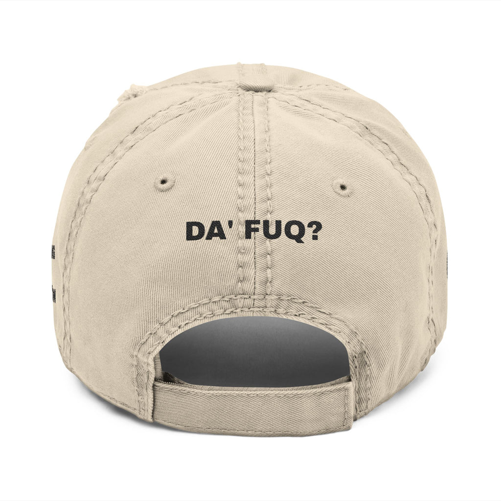 Distressed Embroidered Basic — Mildly Offensive Skull Hat