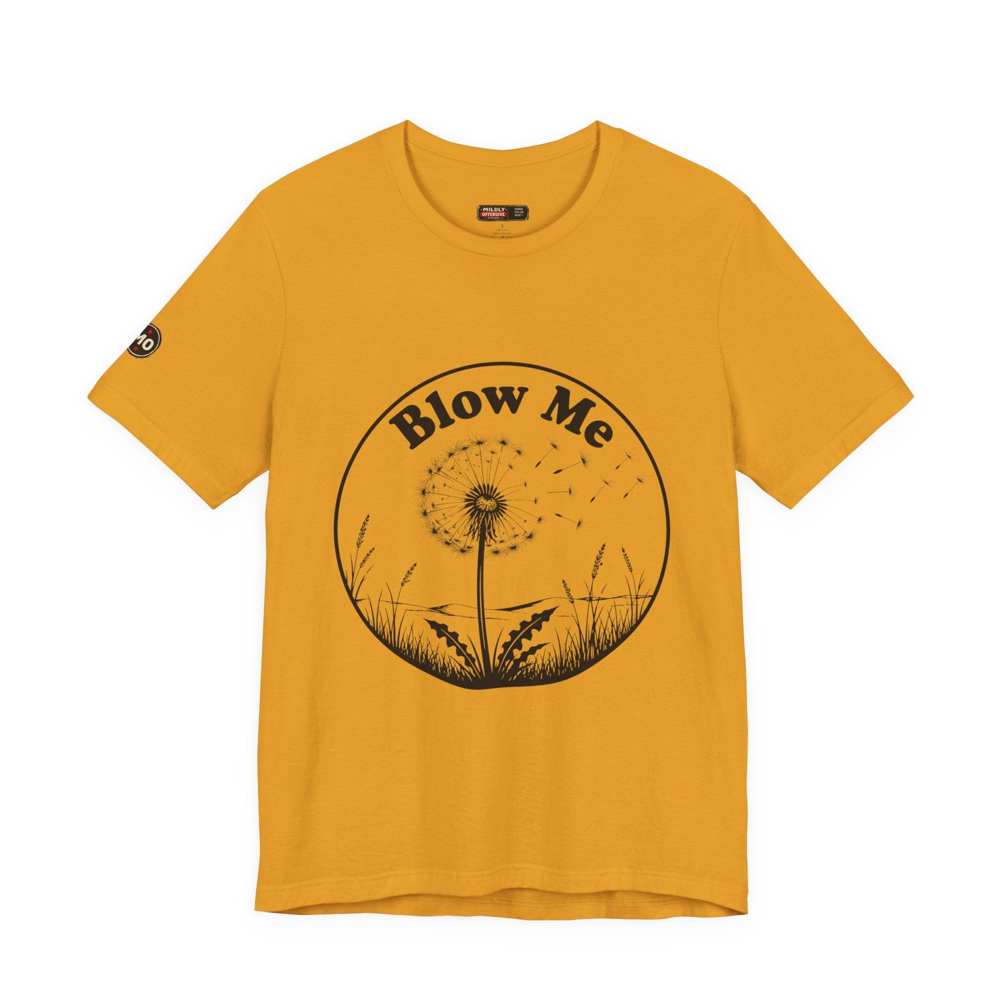 Dandelion "Blow Me" Tee — Funny Nature Graphic T-Shirt