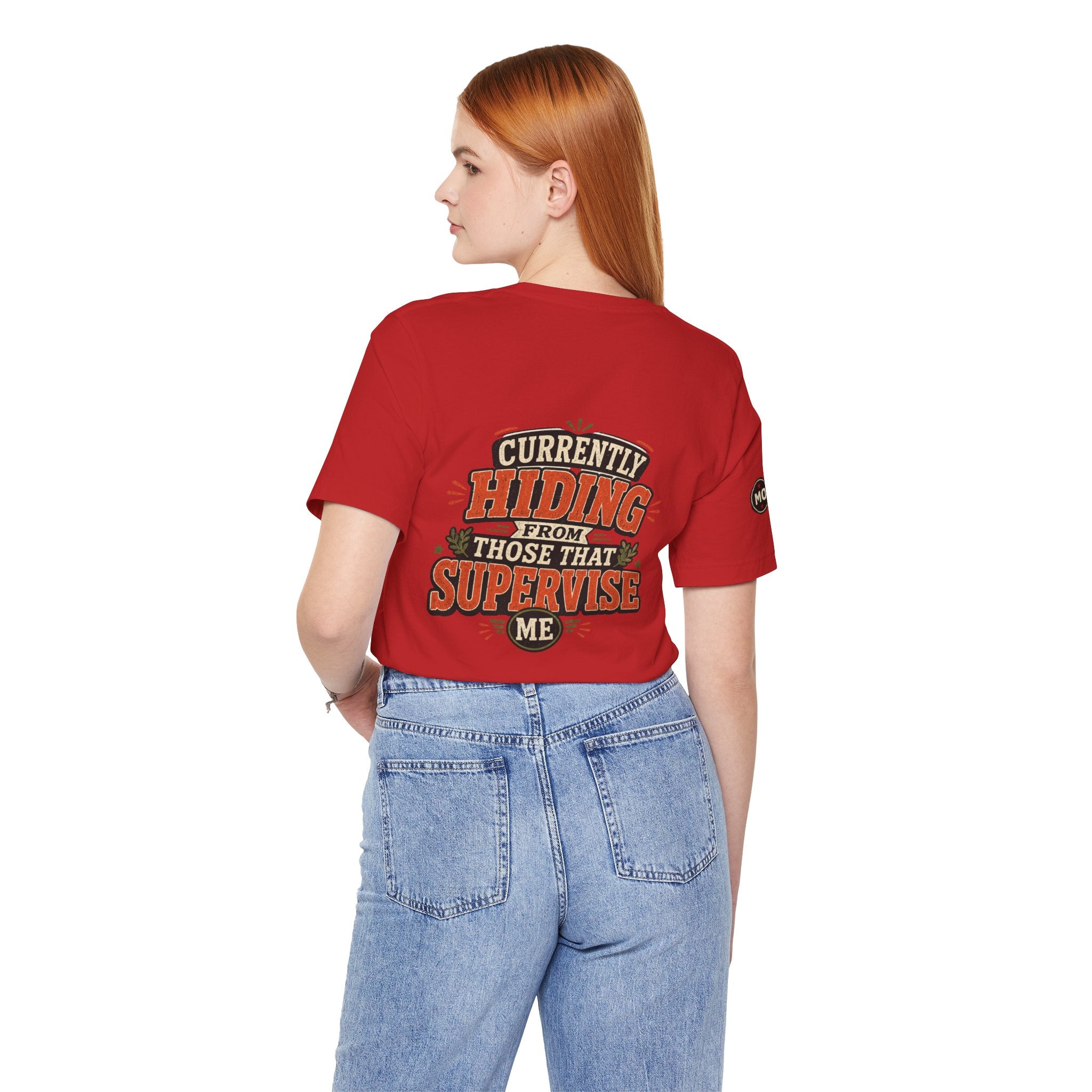 Basic Offensive - "Currently Hiding From Those That Supervise Me" T-Shirt