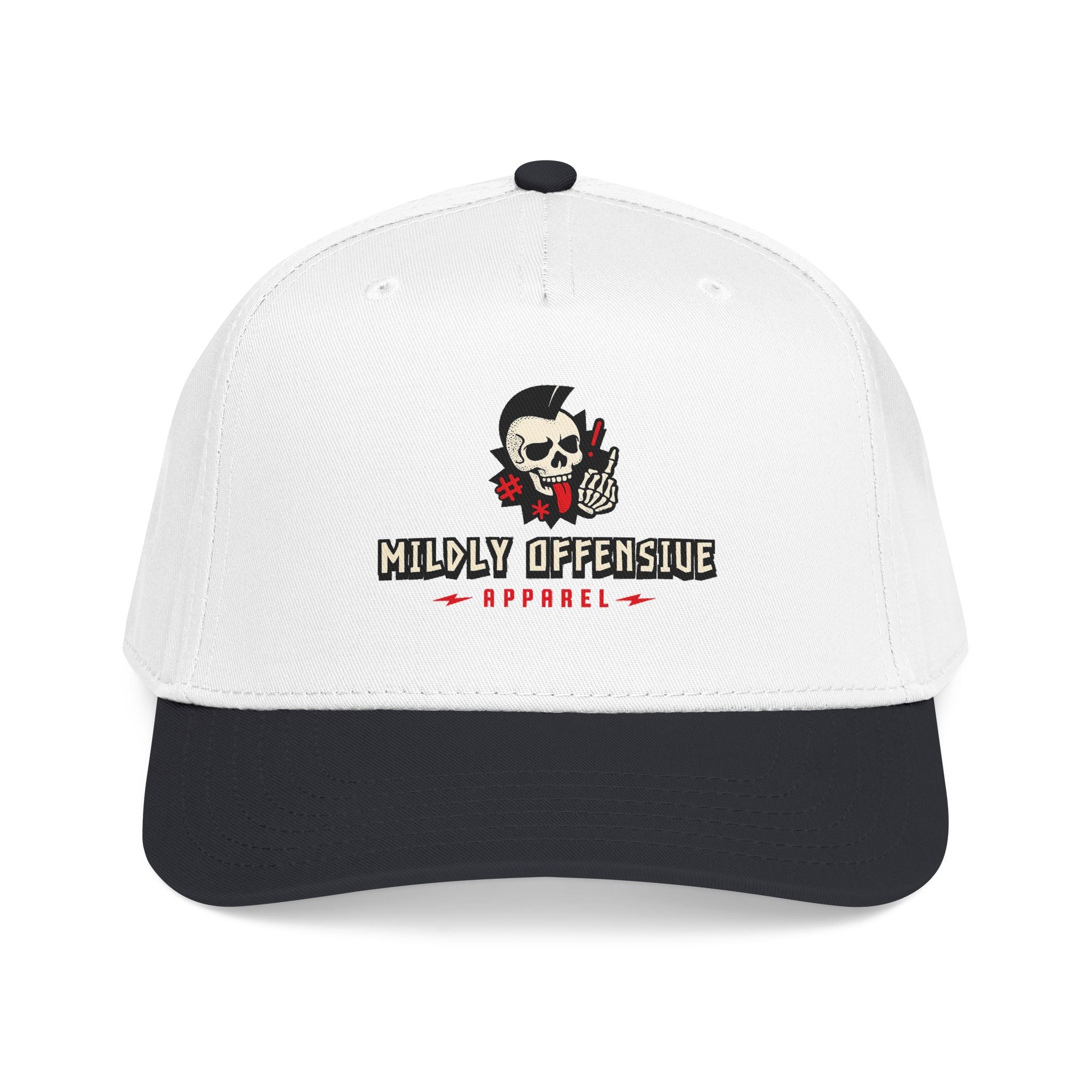 "Mildly Offensive Apparel" Skull Logo Hat