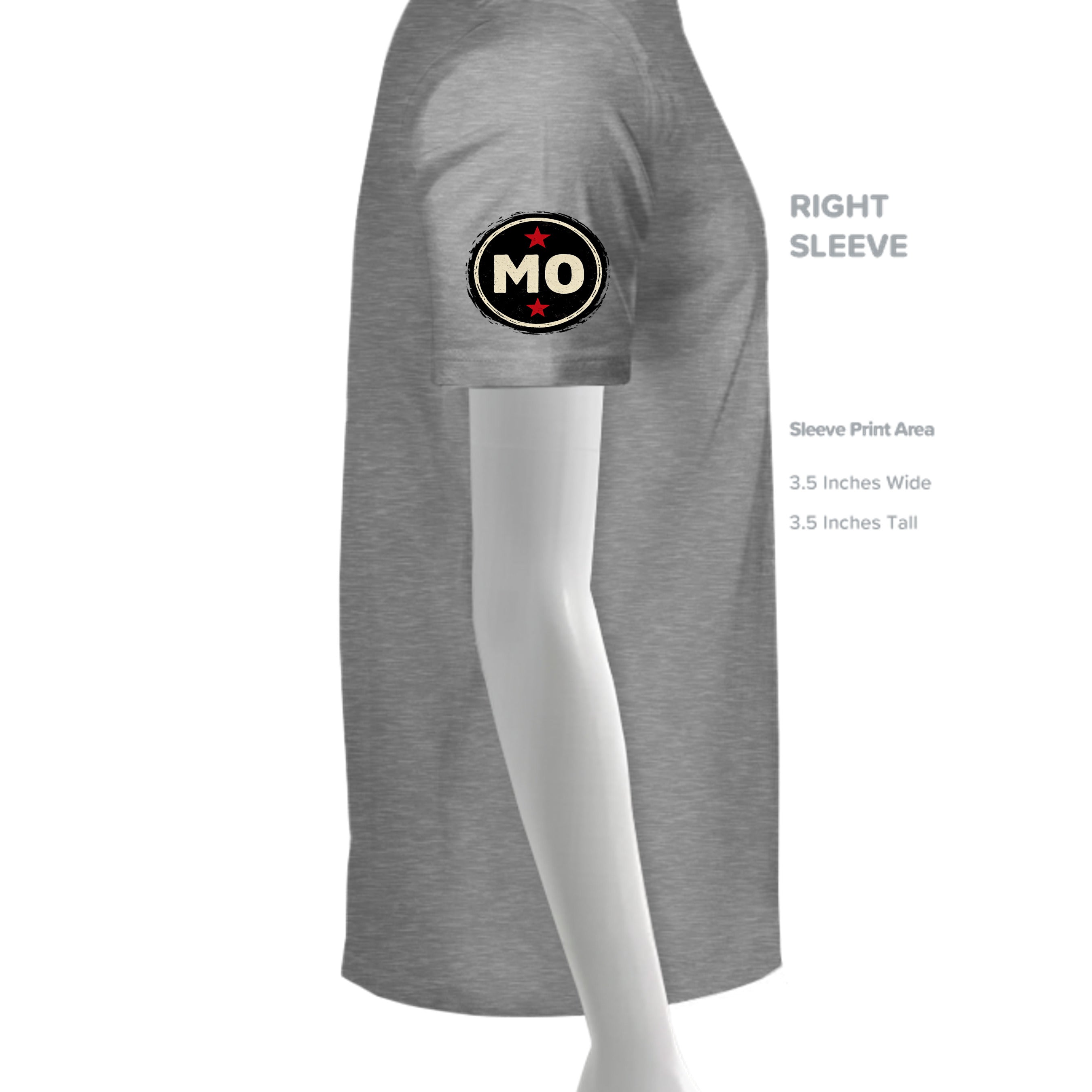 Dark Heather Grey (60/40) - N6210 - SLEEVE_RIGHT